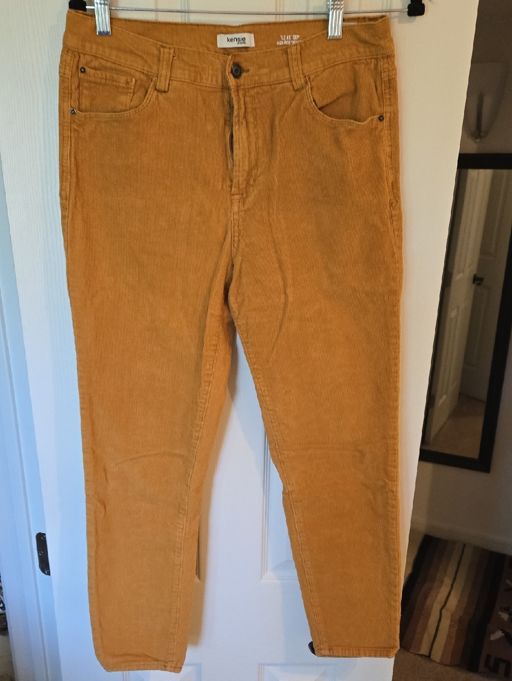 Kensie Golden Mustard Corduroy Jeans
